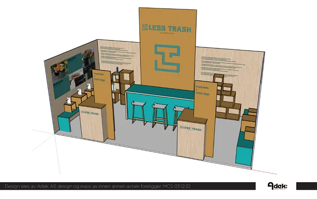 Stand Designskisse