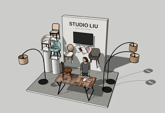 Stand Designskisse
